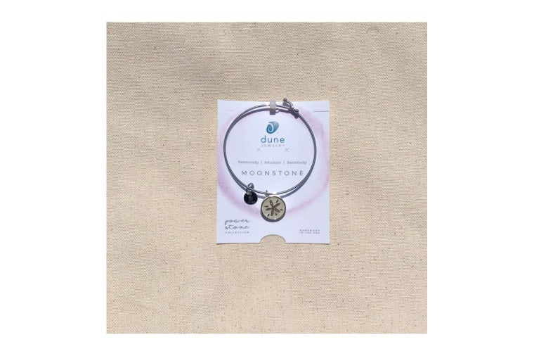 Dune - Sand Dollar Bangle - Moonstone
