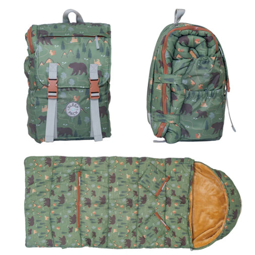 Camping Bears Trail: Sleep-N-Pack: Packable Sleeping Bag