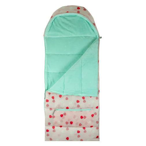 Strawberries & Daisies Sleep-N-Pack: Packable Sleeping Bag