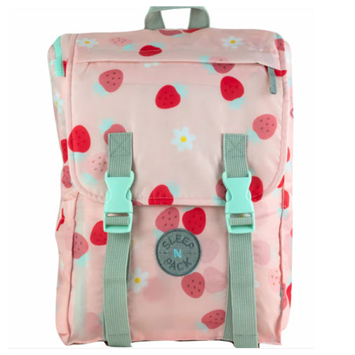 Strawberries & Daisies Sleep-N-Pack: Packable Sleeping Bag
