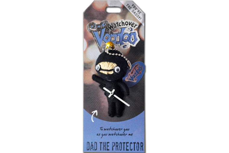 Dad Protector Voodoo Doll Keychain