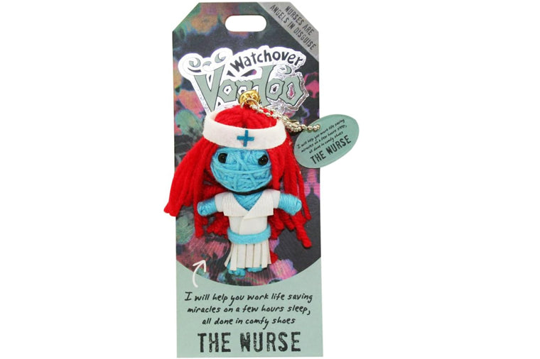 Nurse Voodoo Doll Keychain
