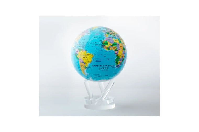 Blue Political Map MOVA Globe