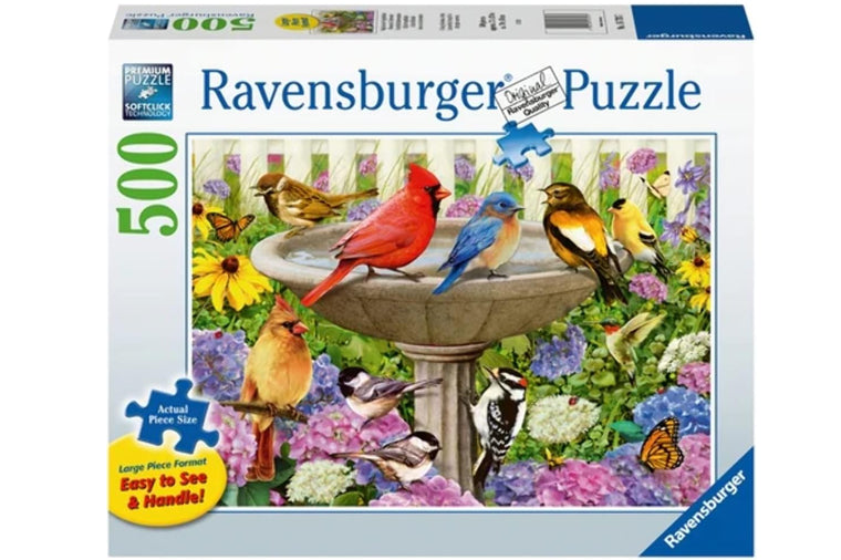 At the Birdbath Ravensburger Puzzle 500pc