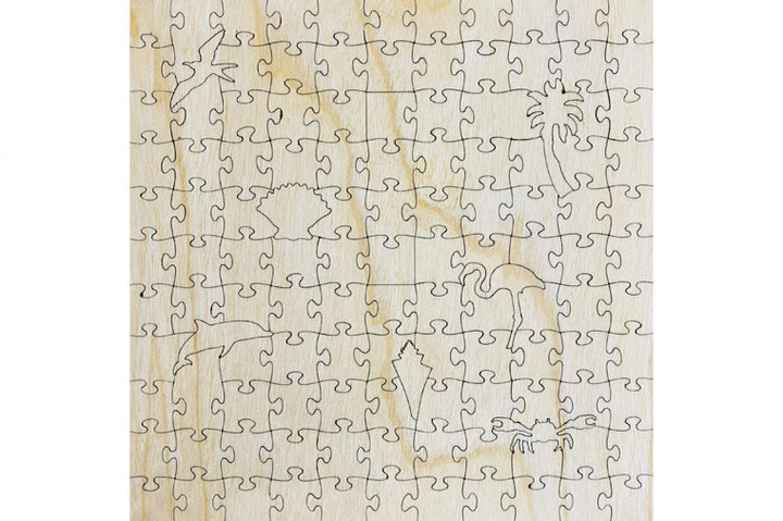 Flamingo Family Teaser Puzzle - Zen Art