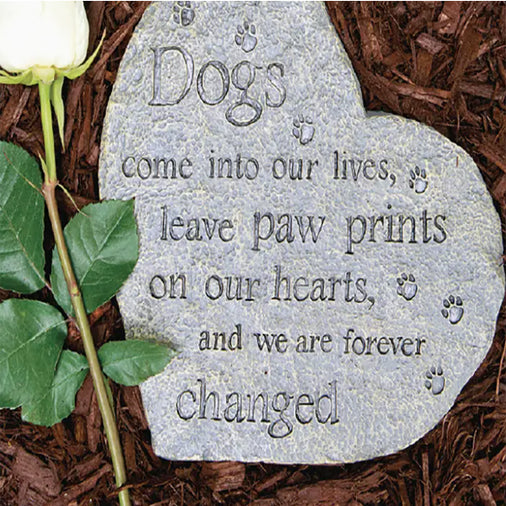 Memory Stone - Paw Prints On Our Hearts