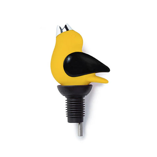 ChirpyTop Wine Pourer, Yellow/Black
