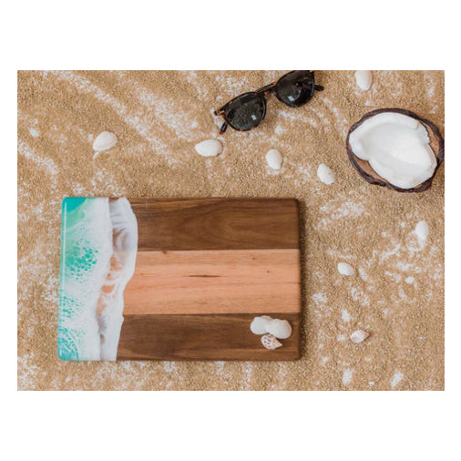 Date Night Resin Board- Caribbean Blue