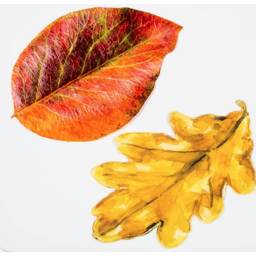 Parchment Paper Leaves - Fall Leaves