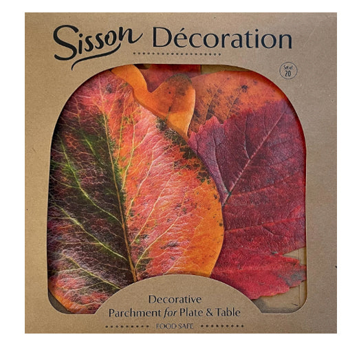 Parchment Paper Leaves - Fall Leaves