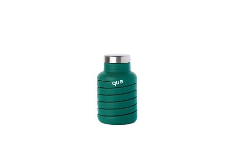 que Collapsible Bottle - Forest Green 20 oz