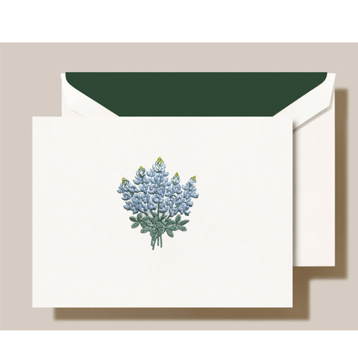 Bluebonnets Note Cards - Crane Stationery