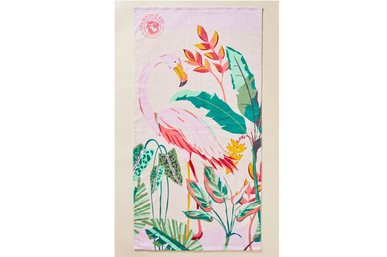 Spartina 449 Tropic Flamingo Beach Towel