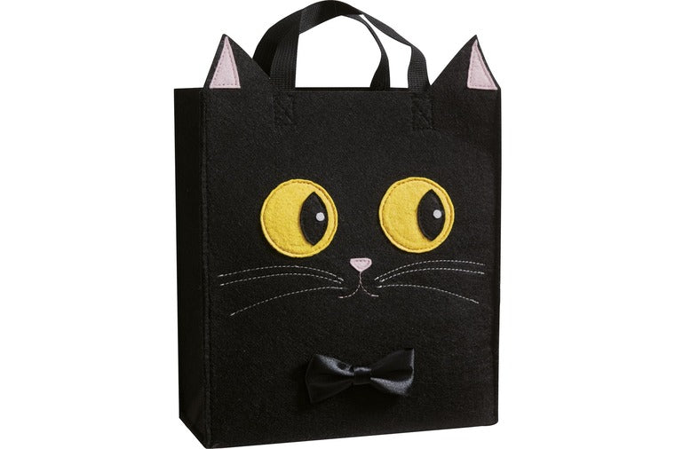 Black Cat Trick or Treat Bag