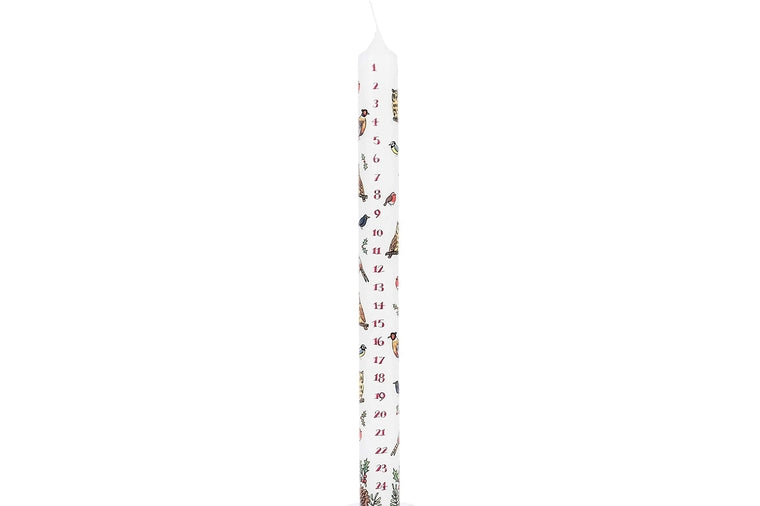Alison Gardiner - Winter Birds Pillar Advent Candle