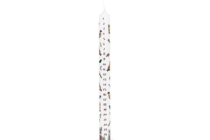 Alison Gardiner - Winter Birds Pillar Advent Candle