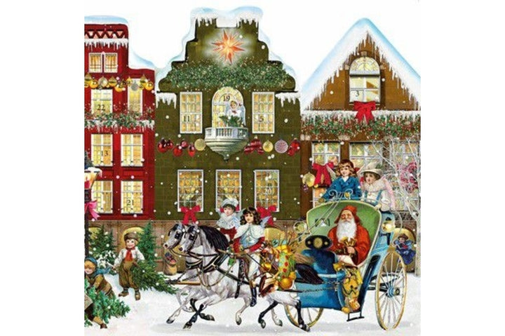 Alison Gardiner - Free-Standing Christmas Street Advent Calendar