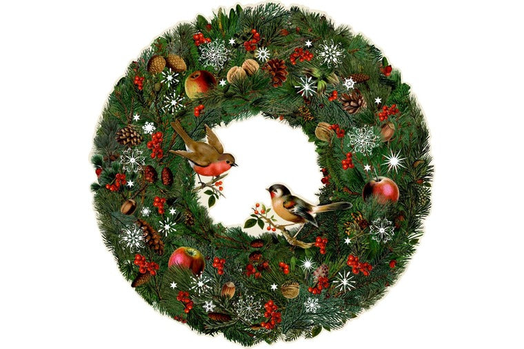 Alison Gardiner - Winter Birds and Berries Wreath Advent Calendar