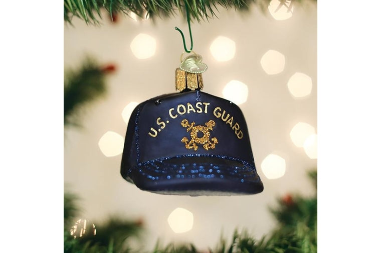 Old World Christmas - Coast Guard Cap Ornament