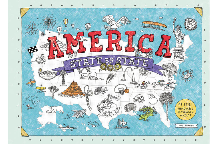 America State by State Placemats