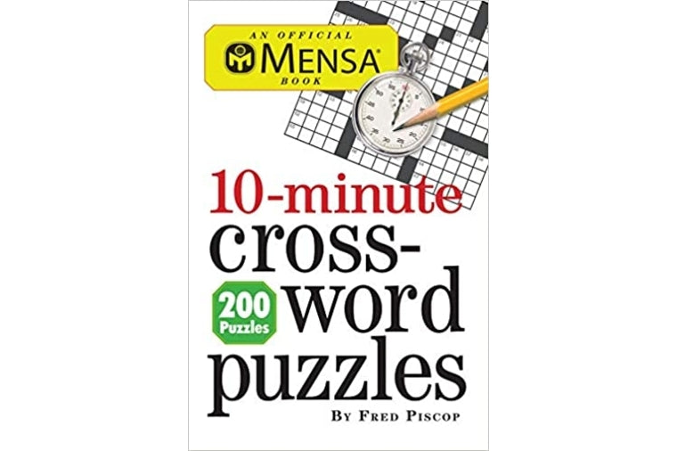 Mensa 10 Minute Crossword Puzzle Book