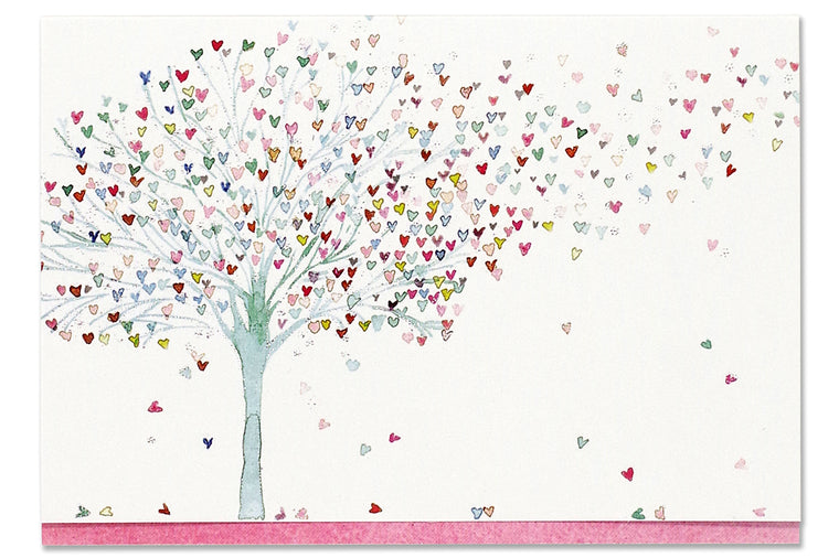 Tree of Hearts Note Cards