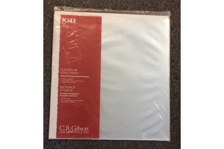 C.R. Gibson K143 Archival Grade Sheet Protectors