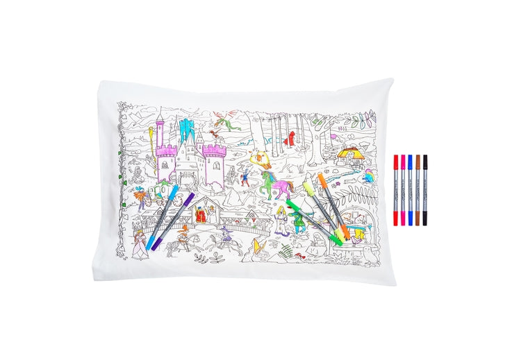 Fairytale and Legends Color-In Pillowcase