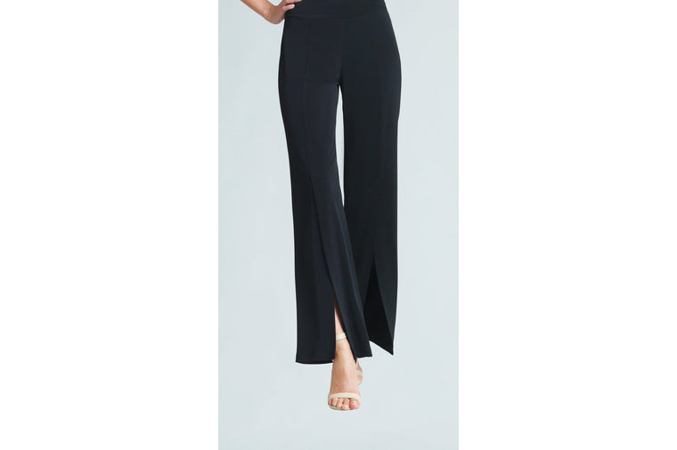 Clara Sunwoo - Kick Front High Slit Pant - Black