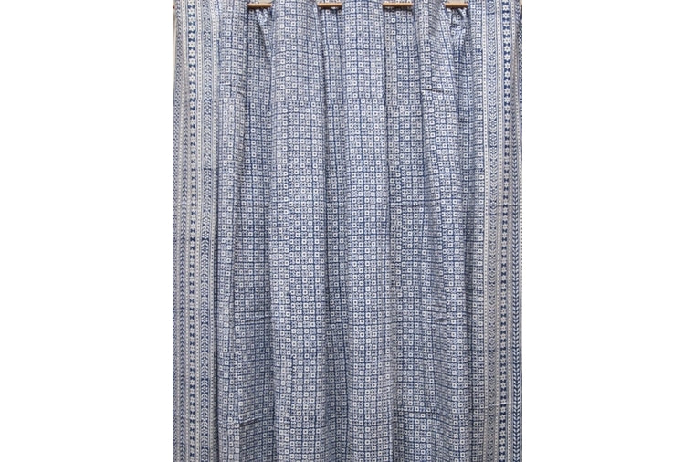 Nona Blue Shower Curtain