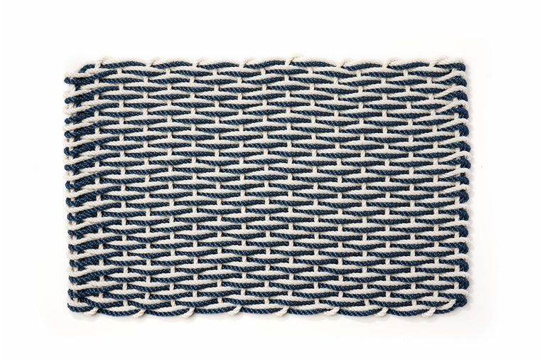 The Rope Co. - Navy and Oyster Door Mat