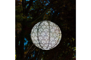 Stella Deco Globe Solar Lantern - White