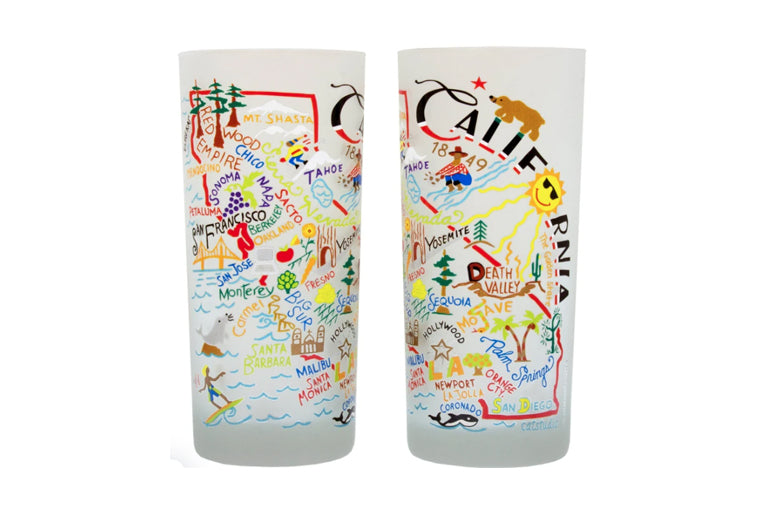 California Drinking Glass - Catstudio