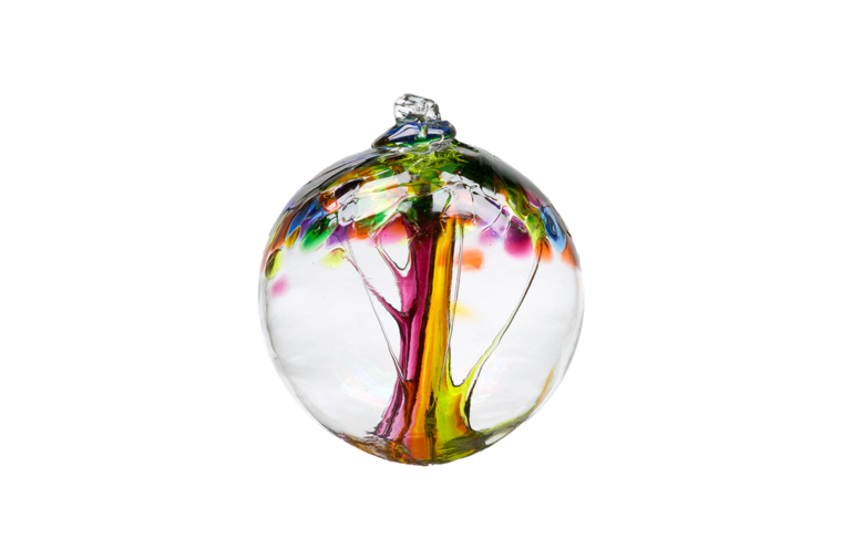 Kitras - 6" Tree of Summer Glass Ball