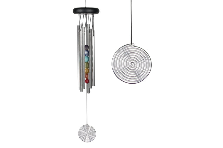 Chakra 7 Stone Silver Chime