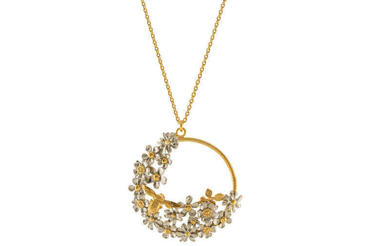 Alex Monroe - Posy Bee Loop Necklace