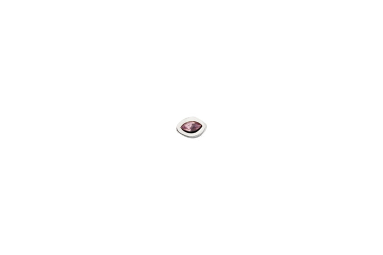 Uno de 50 - Purple Leaky Stud - Silver