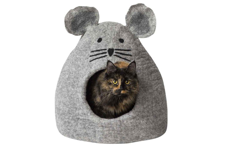 Mouse Cat Cave - Grey