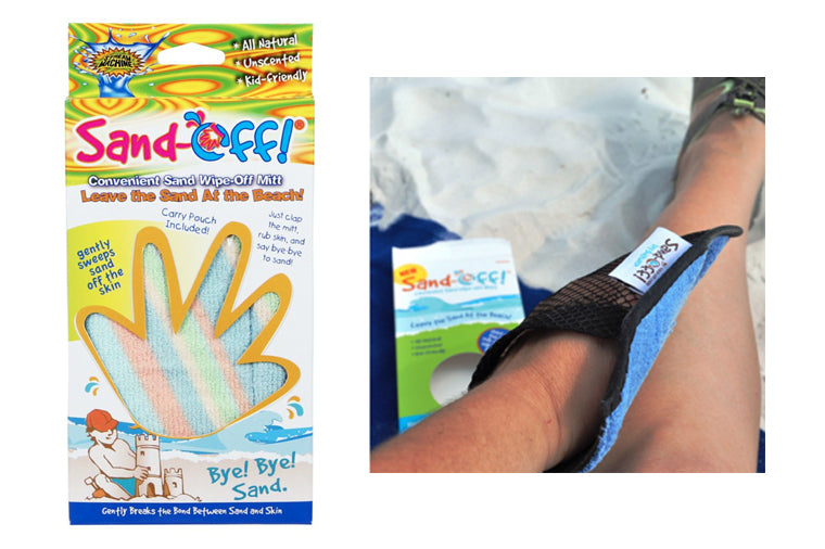 Sand-off Reusable Sand Mitt