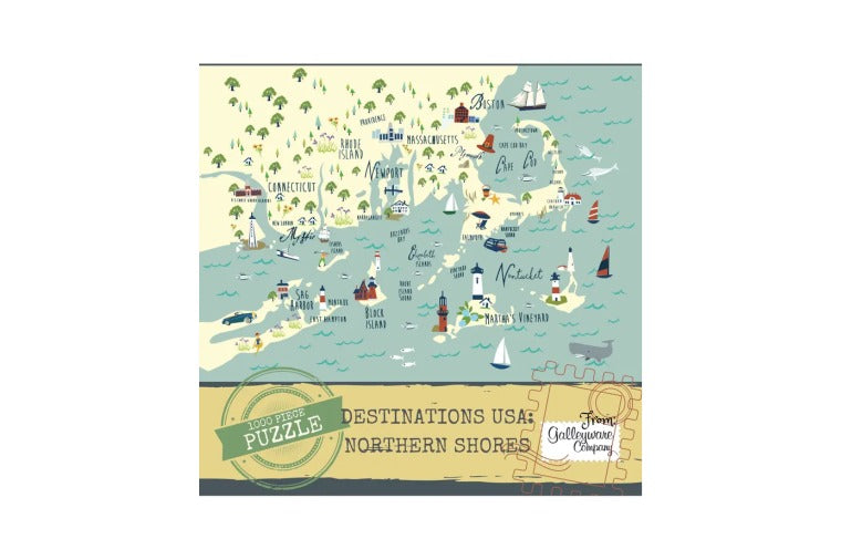 Galleyware - Northern Shores 1000 Piece Jigsaw Puzzle