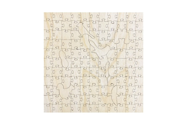 Zen Art - Blue Jay Small Puzzle