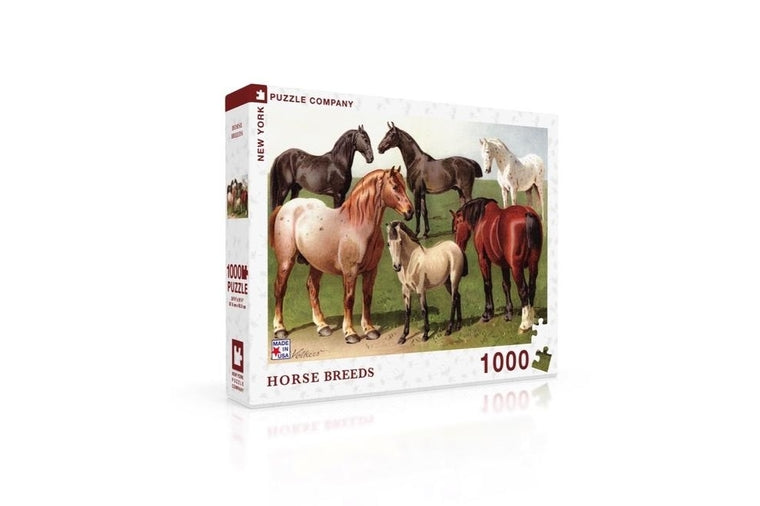 Horse Breeds Puzzle, New York Puzzle Company