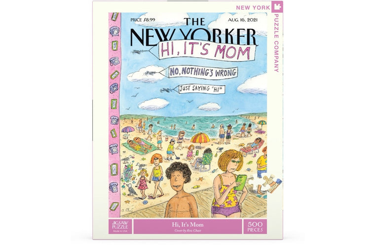 New Yorker Puzzles - Hi, It's Mom! Puzzle - 500 pieces