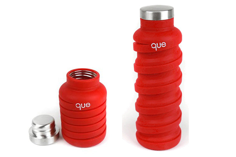 que Collapsible Bottle - Bonfire Red 20 oz