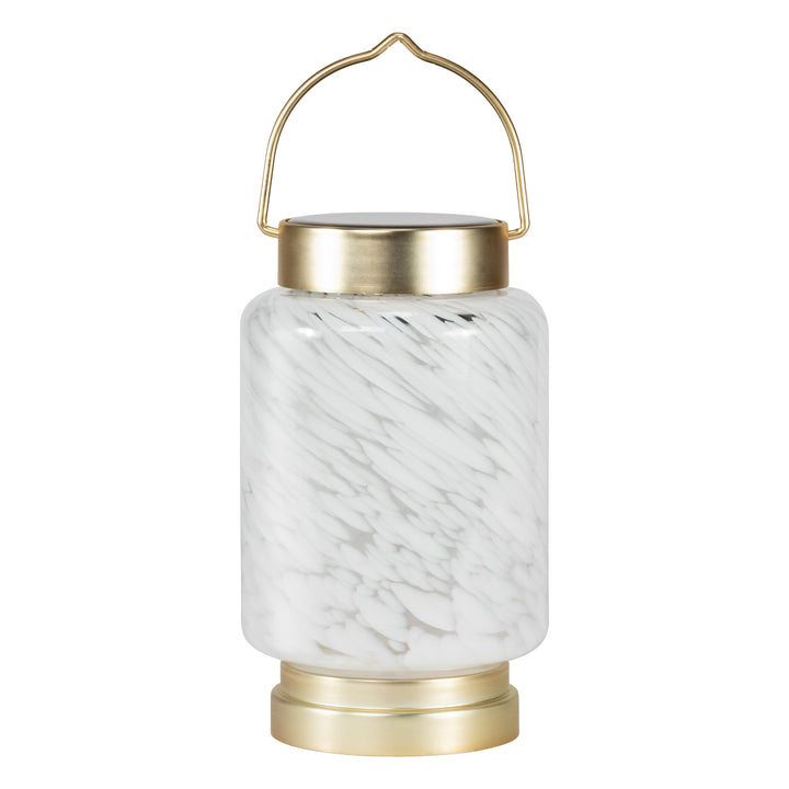 Cylinder Solar Glass Boaters Lantern