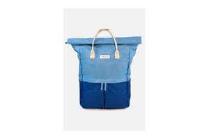 Kind Bag - "Hackney" 2.0 Large Backpack - Light Blue and Navy