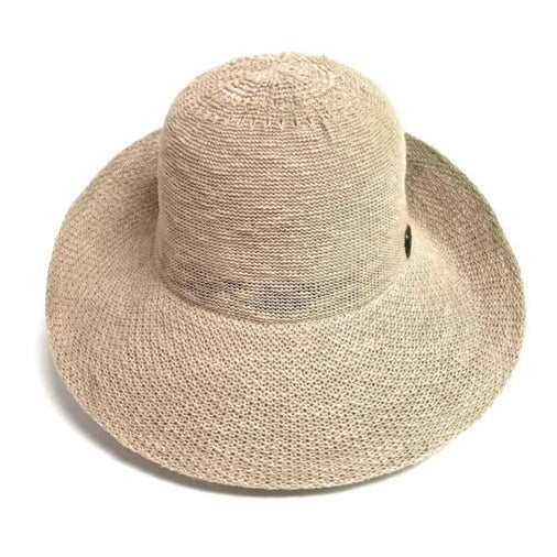 Shihreen Cotton Blend Turn Brim Hat - Natural
