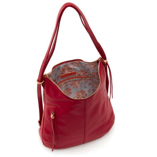 Hobo Bags - Merrin Convertible Backpack Shoulder Bag - Scarlet
