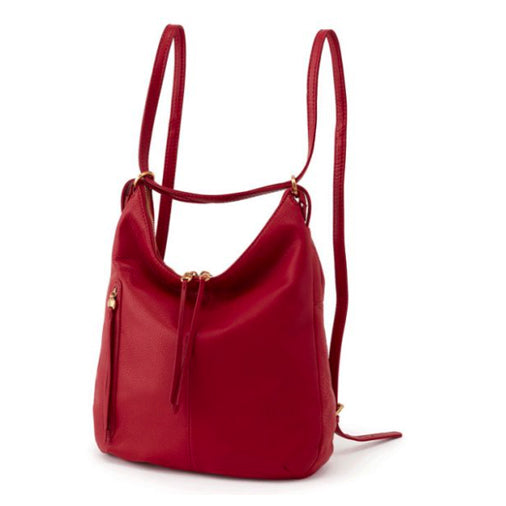 Hobo Bags - Merrin Convertible Backpack Shoulder Bag - Scarlet
