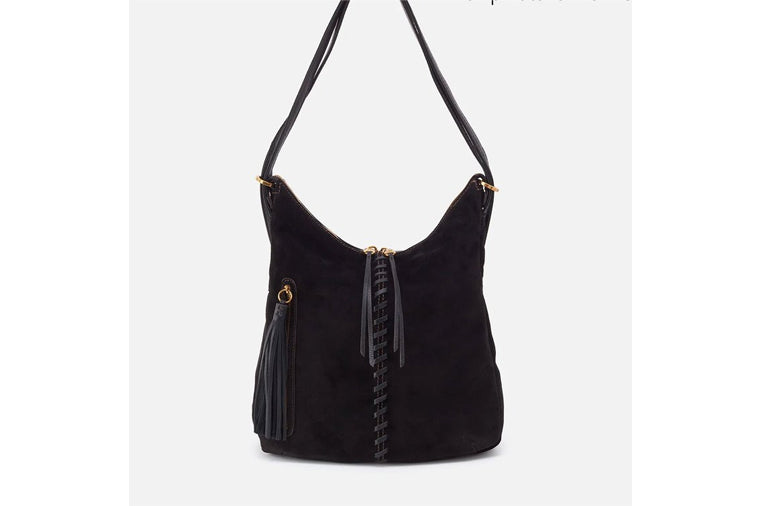 Hobo Bags - Merrin Black - Suede